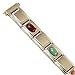 Watch Band Expansion Metal silver color with Genuine Stones