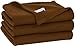 Queen Polar-Fleece Thermal Blanket Chocolate (90 by 95 Inches) - Extra Soft Brush Fabric, Super Warm Bed Blanket, Lightweight Couch Blanket, Easy Care - By Utopia Bedding