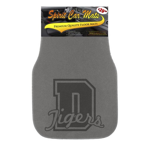 Darby Tigers High School Custom Laser Etched Floor Mats - Grey