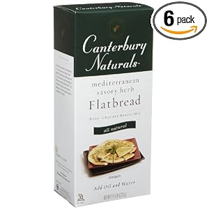 Canterbury Naturals Mediterranean Savory Herb Flatbread Hand-Crafted Baking Mix,... by Canterbury Naturals