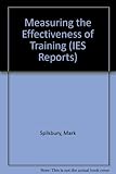 Measuring the effectiveness of training