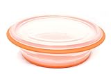 FoldTuk 6 Cup Round Collapsible Bakeware and Storage Container, Orange