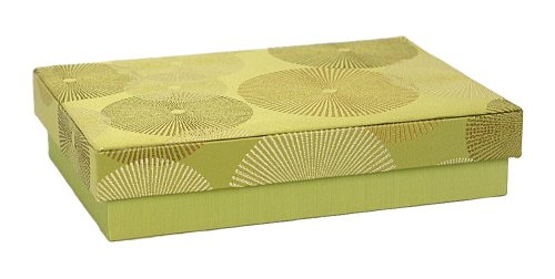 Home Essence 0306 Fashion Jewelry Box, Fine Woven Textured Fabric Hinged Top