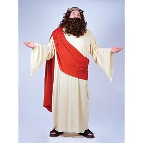 Plus Size Mens Jesus Costume Religious Play theater Costume Christmas Easter