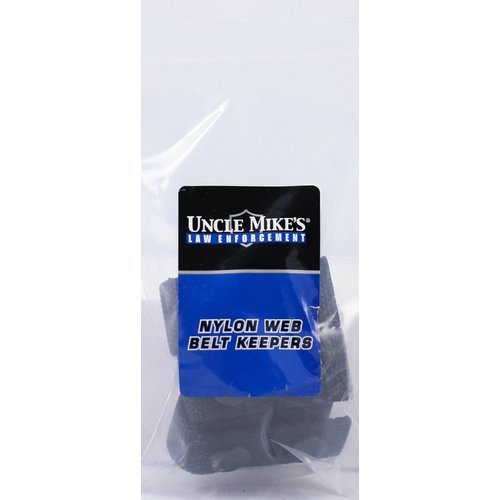 Uncle-Mikes-Kodra-Duty-Nylon-Web-Snap-Close-Keepers-Belt-2-14Inch-Black-Set-of-4