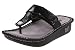 Alegria Women's Carina Thong Sandal Black Pebble Size 40