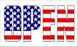 Open Flag Patriotic Design 4 - 3ft x 5ft Superknit Polyester