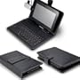 Housse en cuir avec le clavier et le stylet pour Tablettes 7' (NOIR)
