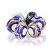 Bling Jewelry Assorted Royal Purple Murano Glass Bead Bundle .925 Sterling Silver Pandora Charm Comp