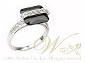 STUDIO 925: *FIREBOLT BLACK DIAMOND CZ 4CT RING*