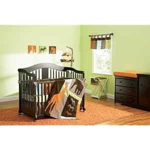 Summer Infant Crib Set, 4 Piece, Zaire