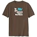 T-Shirt Brown  In The Usa It Is Spoken In Upper Sorbian  Languaje