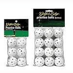 Practice Golf Balls with Holes (6 Pack) by Unique Sports