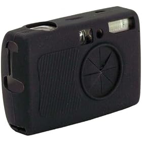 Delkin Snug-It, Silicone Digital Camera Skin for the Casio Exilim EX-Z75, Black, with Neck and... by Delkin
