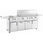 Fire Magic Gas Grills Echelon E1060s Natural Gas Grill W/ One Infrared Burner & Double Side Burner On Cabinet Cart