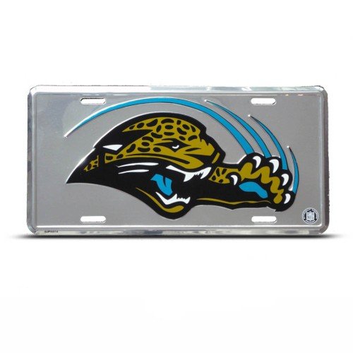 Jacksonville Jaguars Metal Nfl Sport License Plate Wall Sign Tag