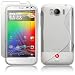 Silikonh�lle Tasche Case f�r das HTC Sensation XL inkl. Displayfolie S-Line Clear