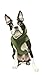 Gooby Fleece Vest Hoodie Dog Sweater - Green, Large - Warm Pullover Dog Hoodie with O-Ring Leash for Small to Medium Dogs