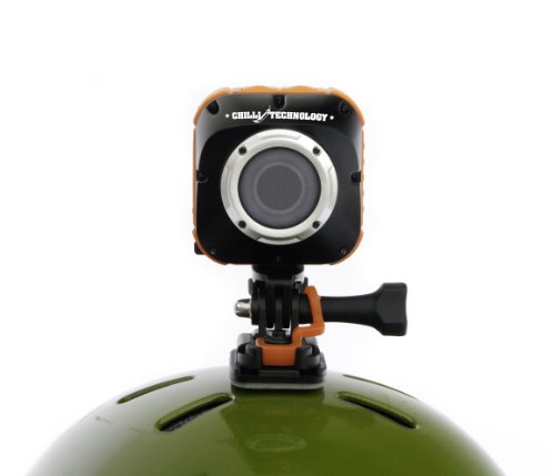 Chilli Technology Sports Pro Action Camera/Headcam - Orange/Black