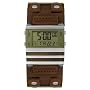 Fossil Men's JR9748 Digital Brown Leather Watch