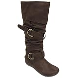 Women's Bamboo by Journee Zen Faux-Suede Boots - Brown