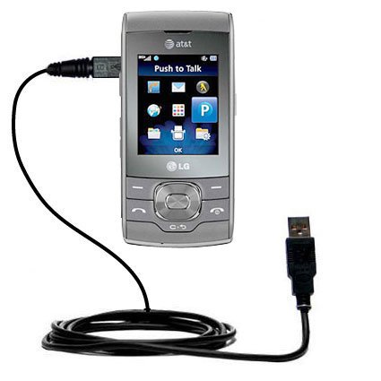 Classic Straight USB Cable for the LG GU292 with Power Hot Sync and Charge capabilities - uses Gomadic TipExchange Technology