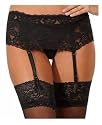 Sexy Wide Lace Suspender Belt.