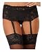 Sexy Wide Lace Suspender Belt.