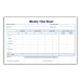 Adams Time Sheet, 8.5 x 5.5 Inch, Weekly Format, 2-Part, Carbonless, 100-Pack, White, Canary (NC9507)