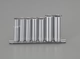 エスコ 3/8"sqディープソケットセット(12角) EA618WD