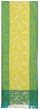 Hand Woven Elegant Jacquard 100% Cotton Yellow Dragonfly Table Runners 12x72 Inches Set of Two