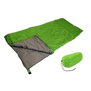 SLEEPING BAG - GRASS GREEN - STAY WARM CAMPING GEAR NEW