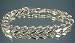 Solid Silver Gents Heavy Curb Bracelet. 1.6 oz