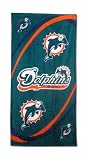 Miami Dolphins Fiber Reactive Pool/Beach/Bath Towel (Team Color)