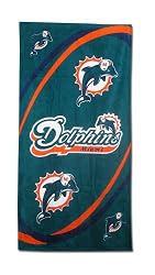Miami Dolphins Fiber Reactive Pool/Beach/Bath Towel (Team Color)