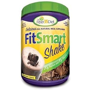 FitSmart Shake Chocolate Crme By Fiber 35 Diet - 1lb 7oz From Brenda Watson Fiber35