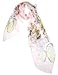 Bear Motion Collection - Womens 100% Silk Scarf with Butterfly Design (Medium (64