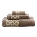 Fieldcrest Luxury Classic Hotel 3pc Towel Set - Taupe Dusk