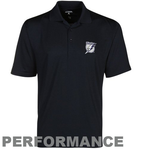 Antigua Tampa Bay Lightning Navy Blue Phoenix Performance Polo (Large)