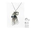 NIANPU Vintage Bronze Peacock with Peacock Feather Long Retro Fashion Necklace