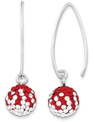 Sterling Silver Swarovski Elements Madison Spirit Ball Earrings