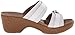 Dansko Women's Jessie White Multi Wedge Sandal