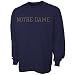 Notre Dame Fighting Irish Navy Blue Block Name Long Sleeve T-shirt