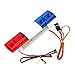 LAFEINA RC Model LED Police Night Flash Light Lamp for 1/10 1/8 RC HSP Traxxas TAMIYA CC01 4WD Axial SCX10 Model Car