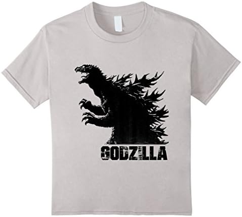 Kids God-zilla Shirt- God-zilla T shirt- Men Women &amp; Youth 6 Silver