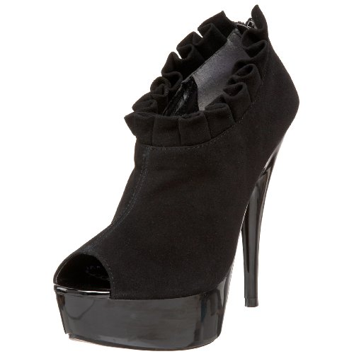 Luichiny Womens Nicka Bee Open-Toe Bootie
