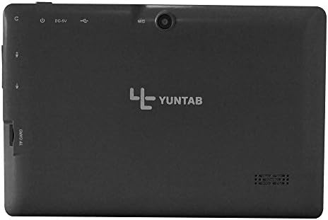 Yuntab 7 Inch Google Tablet PC, Android 4.4 ,Q88 Allwinner A23 Capacitive, with Dual core and Dual Camera Google Play Pre-loaded, External 3G ,3D-Game Supported 5 Point Multi Touch Screen (Black)