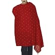 Wool Wrap Tie Dye Embroidered Shawls 80 x 35 inches