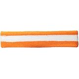 Terry Stripe Headband-Orange White W15S28C