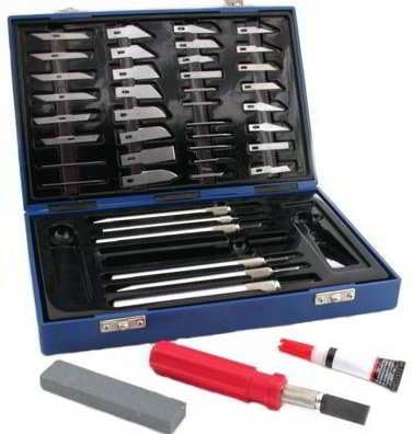 48-piece Hobby Knife Set and Case